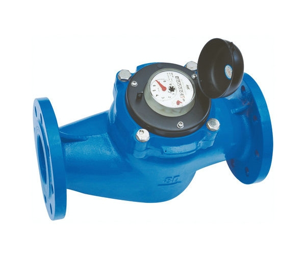 Vertical helix water meter