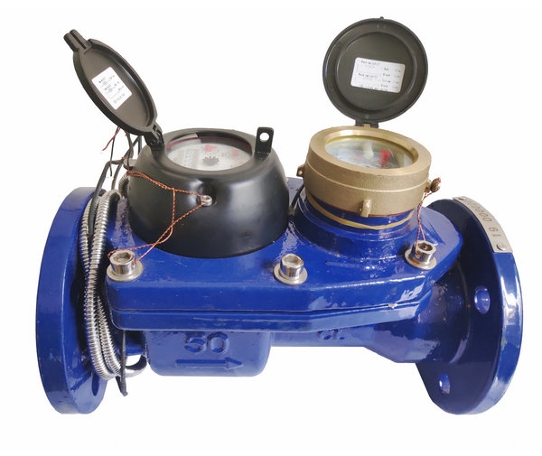 Duplex messaging water meter