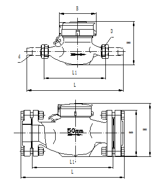 Rotor Dry Water Meter