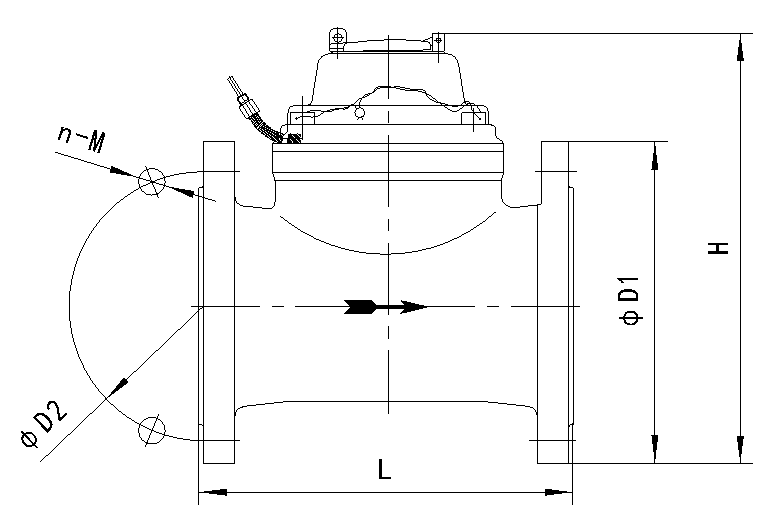 Electronic remote water meter  price