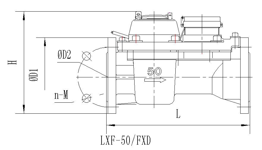 Duplex messaging water meter