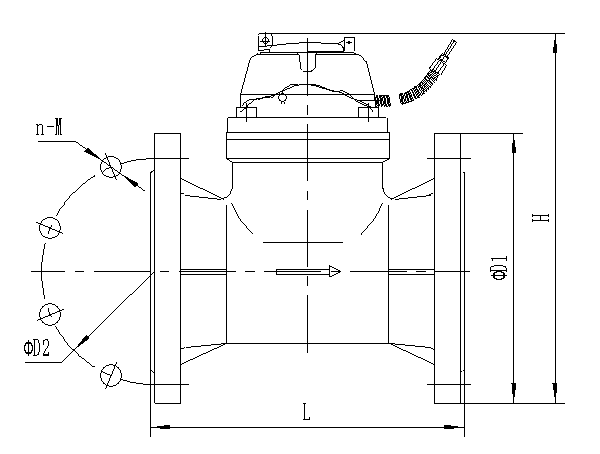 Horizontal Rotor Dry Signal Water Meter price